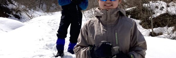 湯檜曽川スノーシューハイク